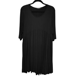 Women's NEW 42 Pops Black Mini Dress, Size XXL